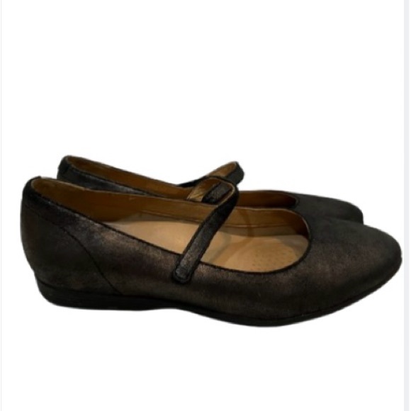 Dansko Lilly graphite metallic leather Mary Janes size 39 (US 8.5) EUC - Picture 3 of 5